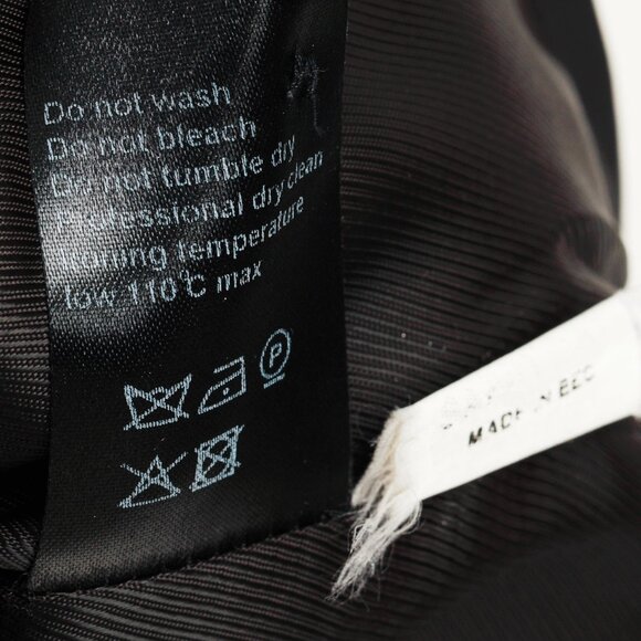 Crea Concept Black Padded Knit-Collar Jacket - Picture 11 of 11